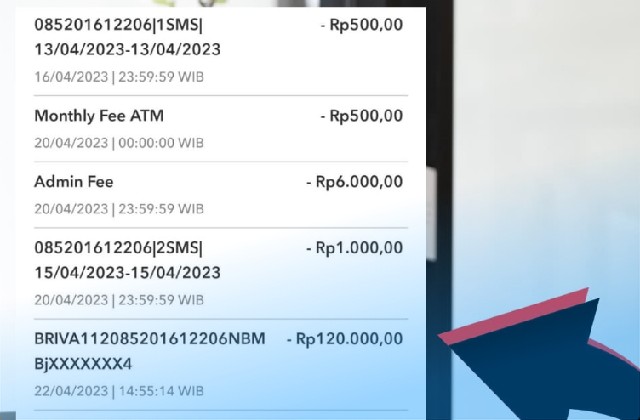 Admin Fee BRImo Setiap Tanggal Berapa